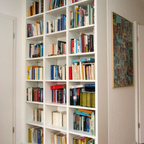 Bücherregal Lack weiß