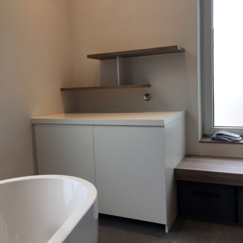 Badezimmerschrank für Waschmaschine